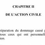 RANARISON Tsilavo NEXTHOPE article 6 du CPP malgache l’action civile en réparation appartient à ceux qui ont personnellement souffert